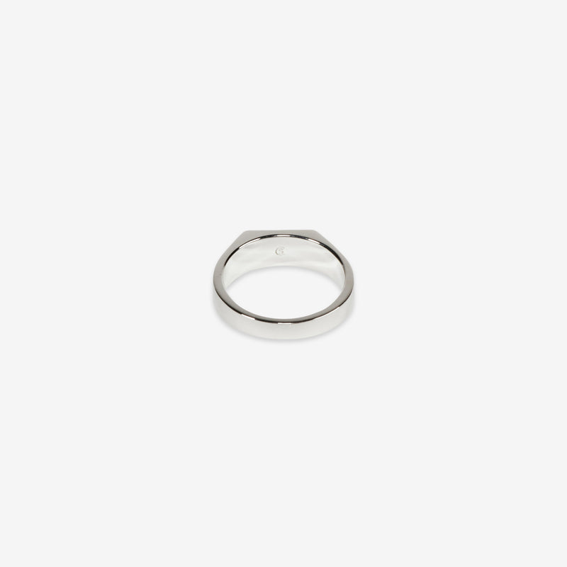 Type 003 Rectangle Signet Ring Silver
