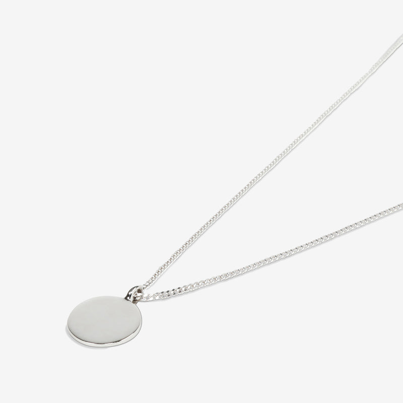 Type 010 Round Pendant Silver Jewellery