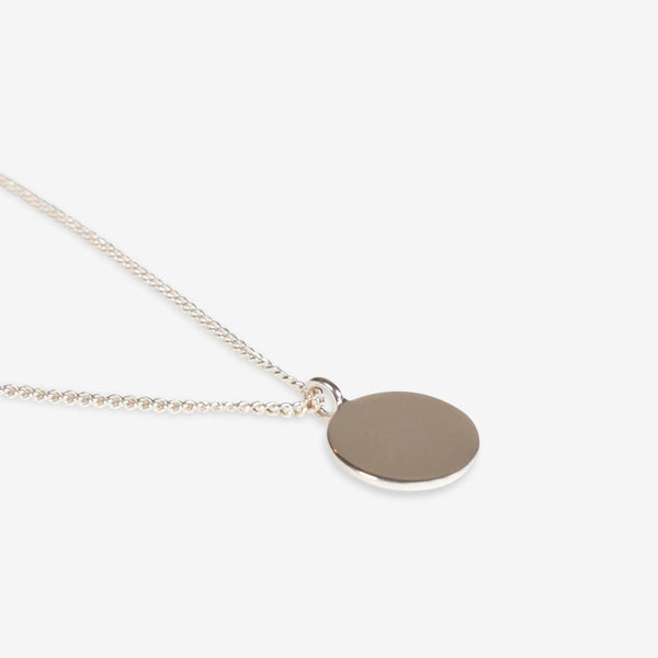 Type 010 Round Pendant Silver Jewellery
