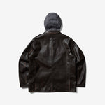 Eco Leather Service Jacket Burnt Brown