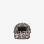 Check Hazard Cap Beige | Dark Brown