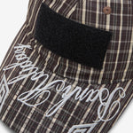 Check Hazard Cap Beige | Dark Brown