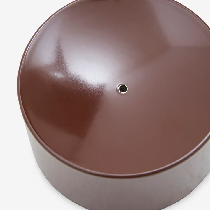 Metallic Ashtray Incense Holder Brown