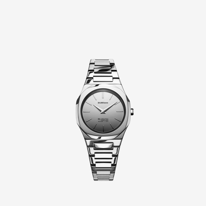 Ultra Thin Bracelet 30mm Silver Gleam Front