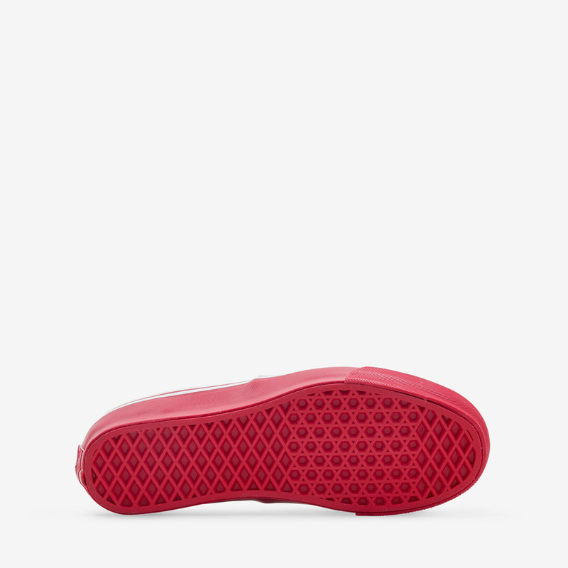 Authentic 44 Duck Canvas White | Red Footwear