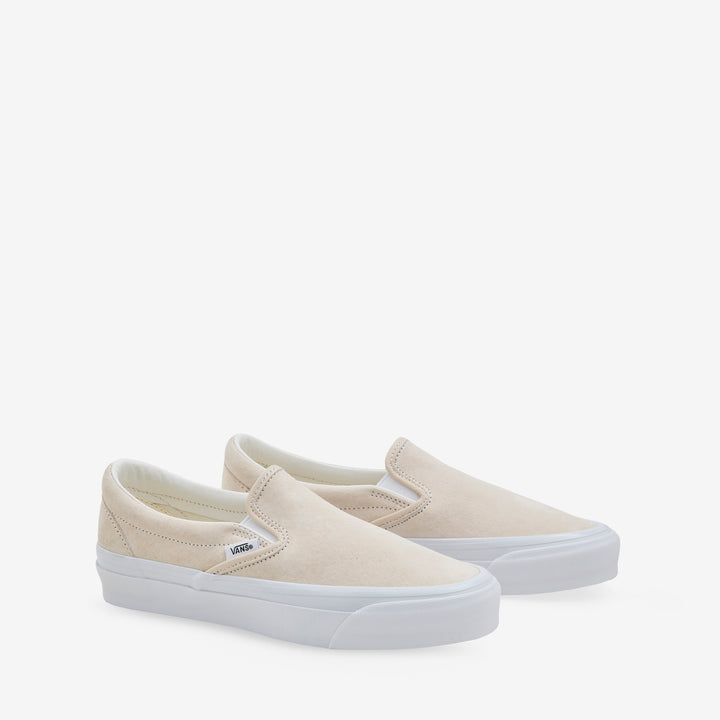 LX Classic Slip-On 98 Pig Suede Creme Brule Front