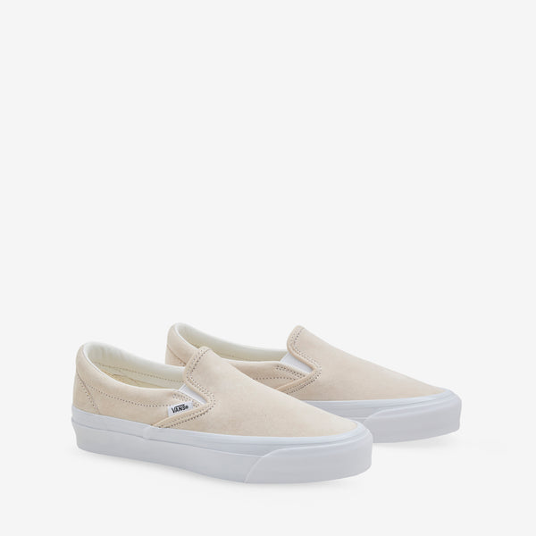 LX Classic Slip-On 98 Pig Suede Creme Brule Footwear
