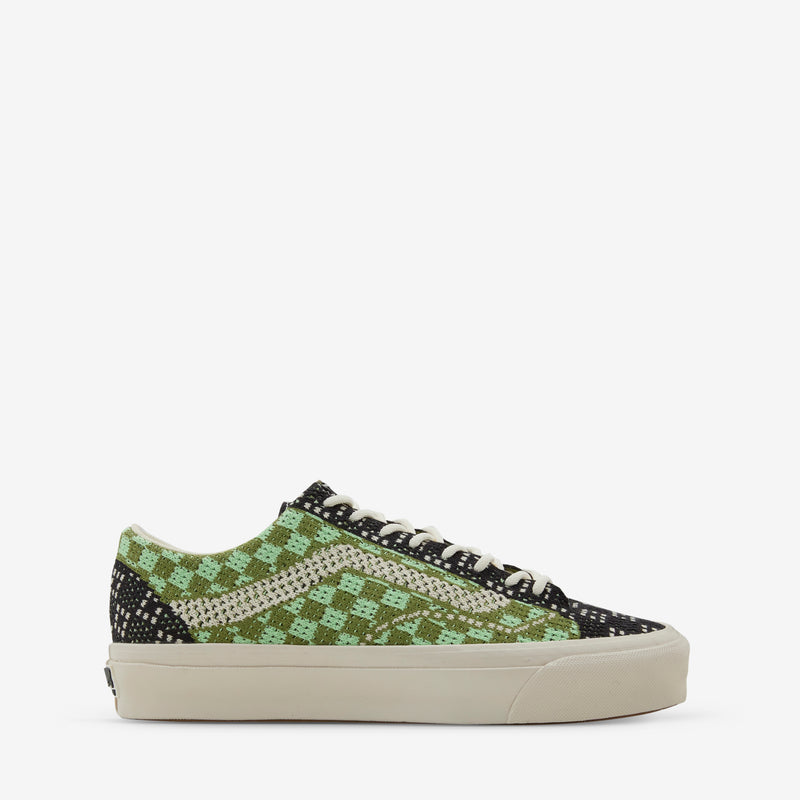 OTW Old Skool 36 Engineered Knit Tap Shoe Green Above The Clouds