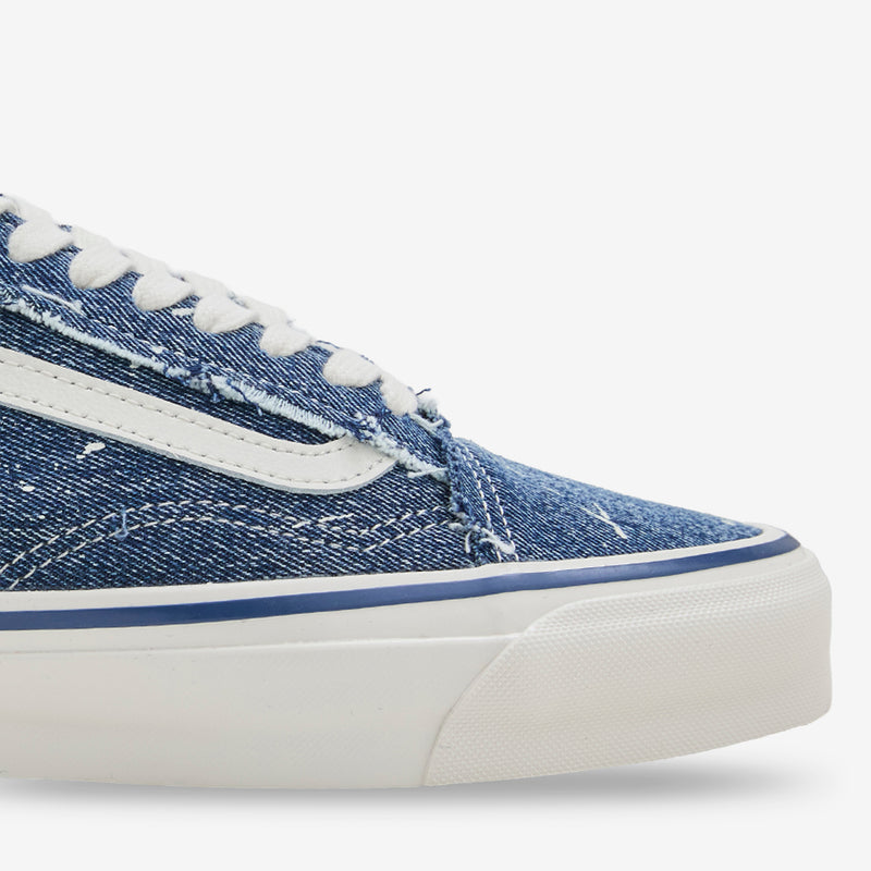 Invincible x LX Old Skool Frayed Invincible Denim | Marshmellow Footwear