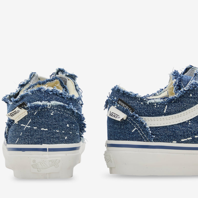 Invincible x LX Old Skool Frayed Invincible Denim | Marshmellow Footwear