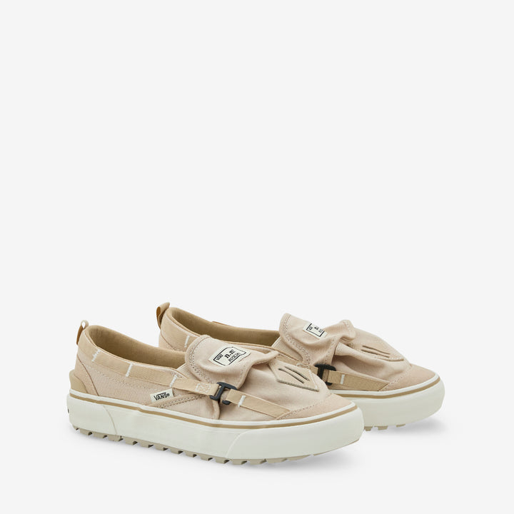 Nicole Mclaughlin x Slip-On RS Tan Front