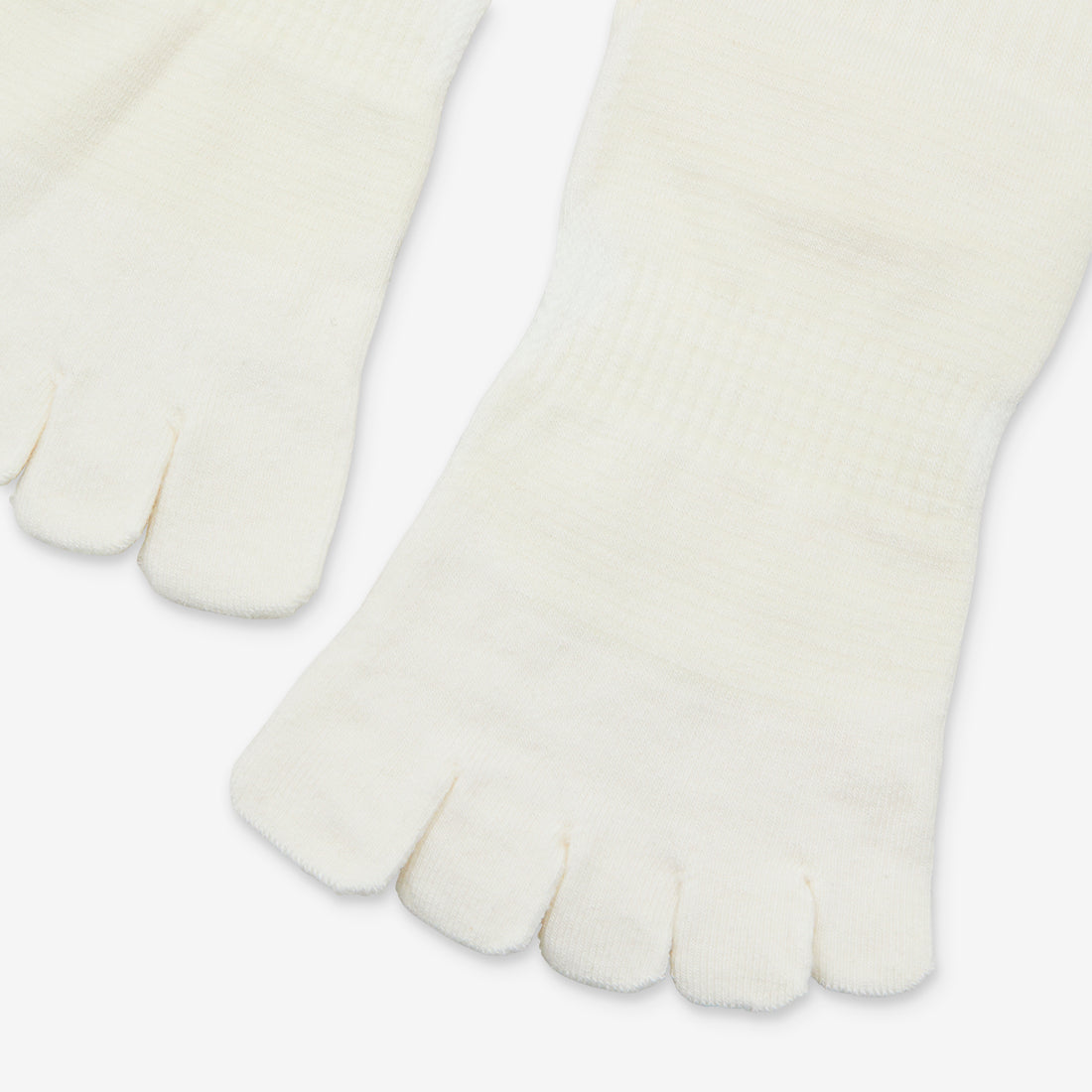 Crew Coolmax 2 Pack Toe Socks Ivory | Lime Accessories