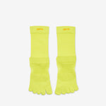 Crew Coolmax 2 Pack Toe Socks Ivory | Lime