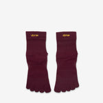 Mini Crew 2 Pack Toe Socks Black | Fig