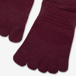 Mini Crew 2 Pack Toe Socks Black | Fig