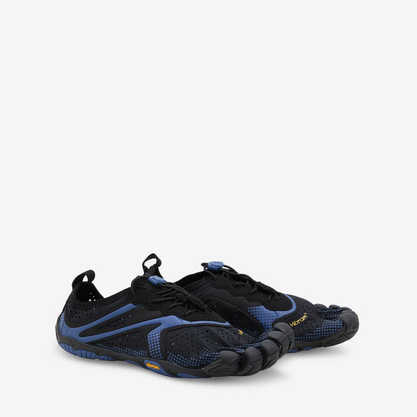 V-Run Black | Blue Footwear