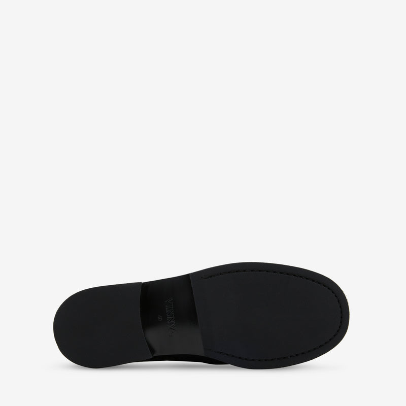 Ogee Black Grain Leather Footwear