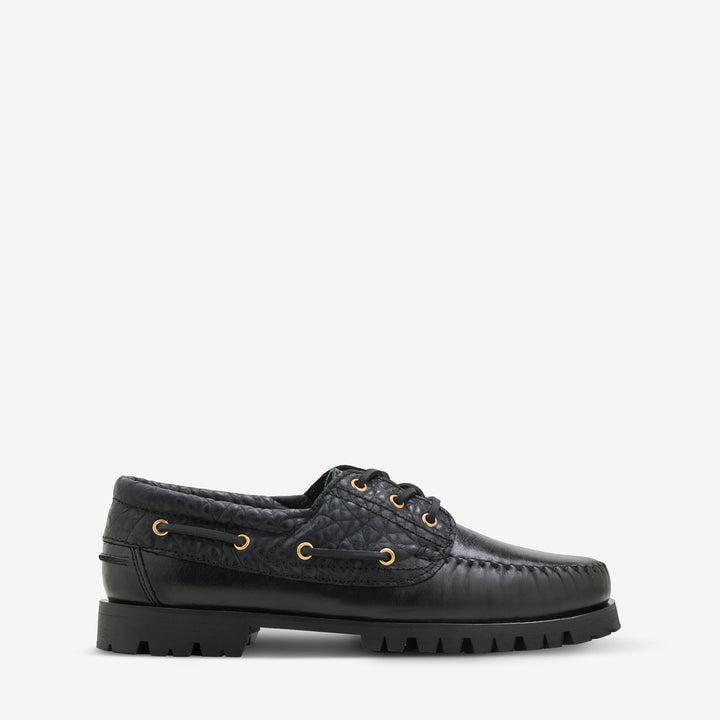 Aztec Boat Shoe Black