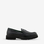 Women's Richee Penny Loafer Black Nappa Leather