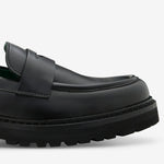 Women's Richee Penny Loafer Black Nappa Leather