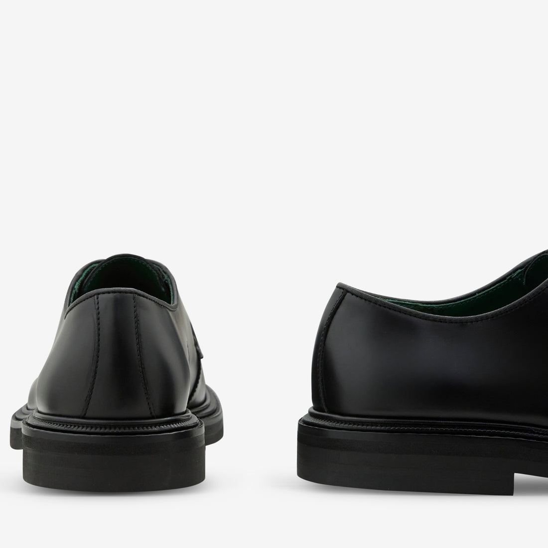 Vinnee Blucher Black Polido Leather Footwear