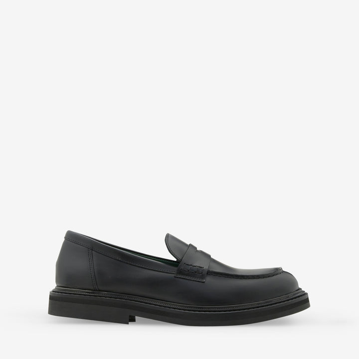 Vinnee Penny Loafer Black Polido Leather