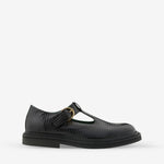 Vinnee T-Strap Derby Black Lizard Pattern