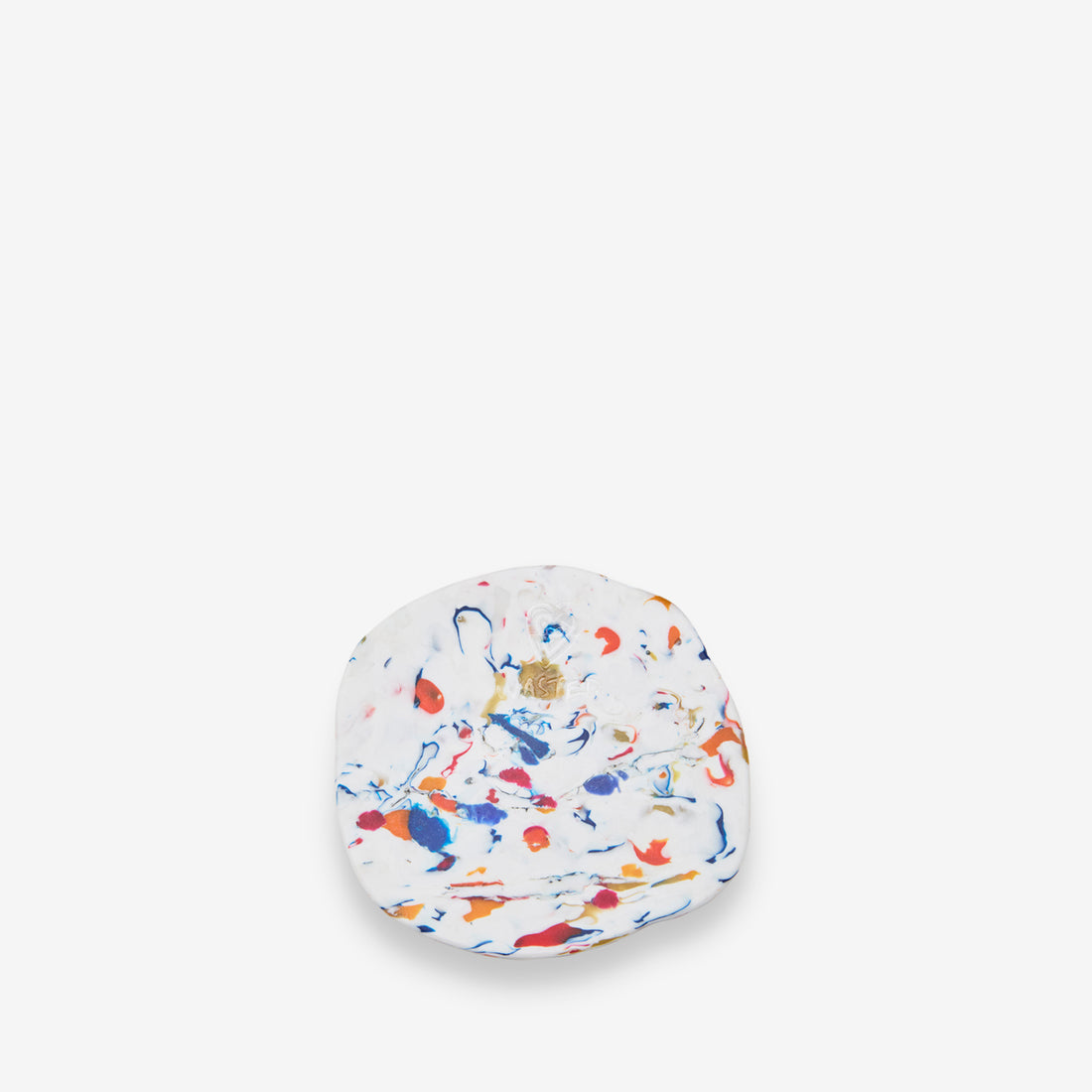 Flat Plastic Coaster White Lifestyle