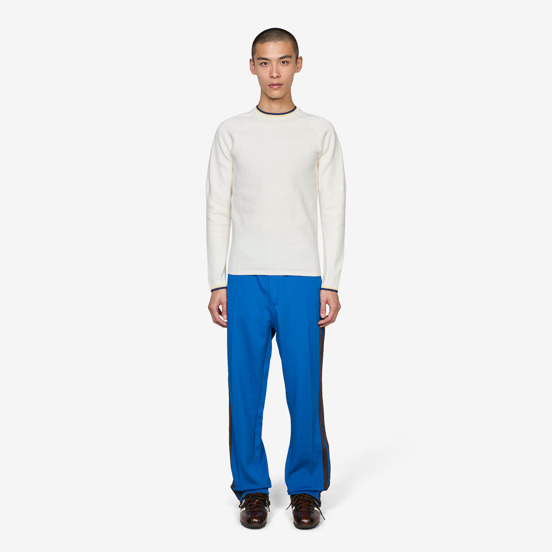 Y-3 x Wales Bonner x Knit Base Top Cream White Jumpers