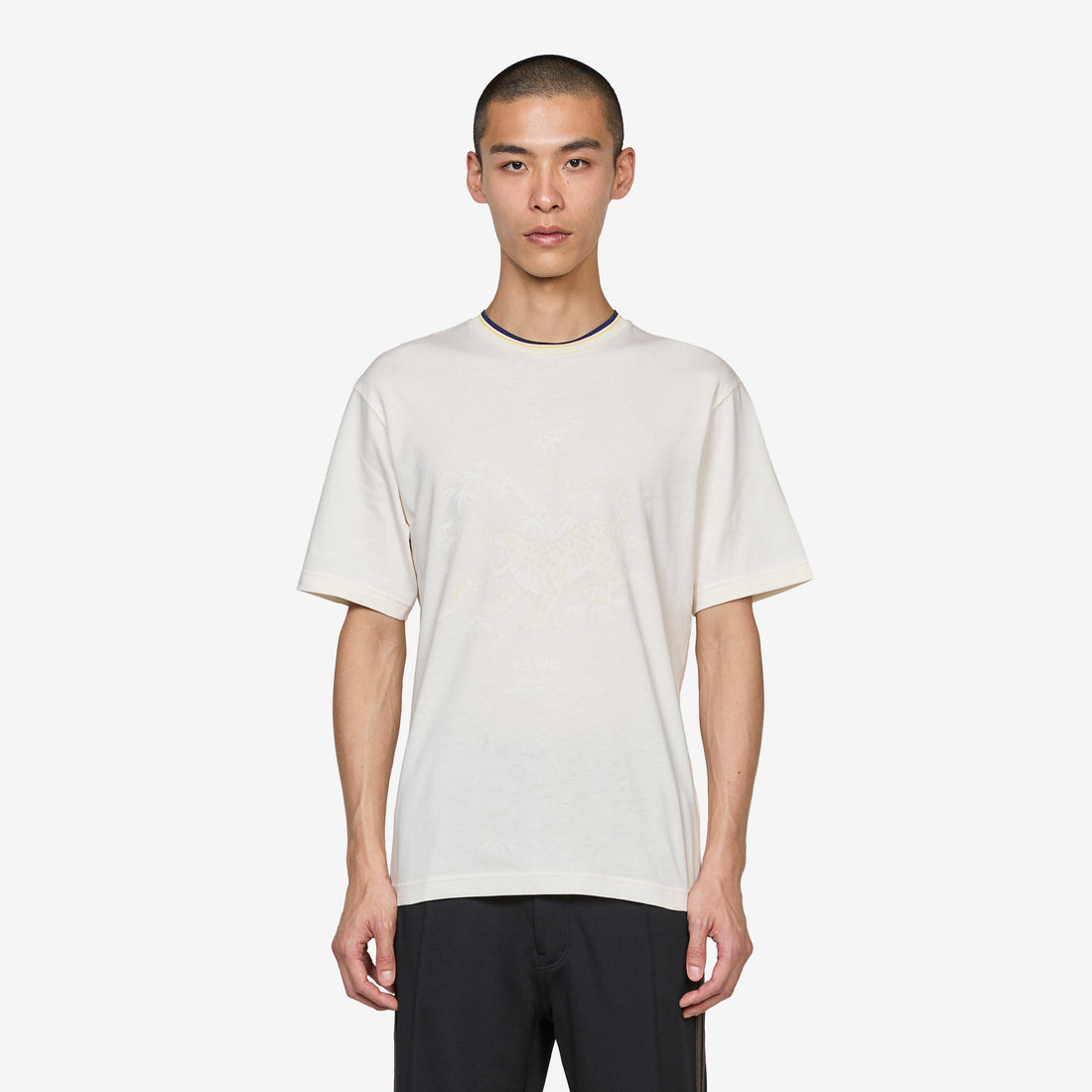 Y-3 x Wales Bonner x Graphic T-Shirt Chalk White Tees