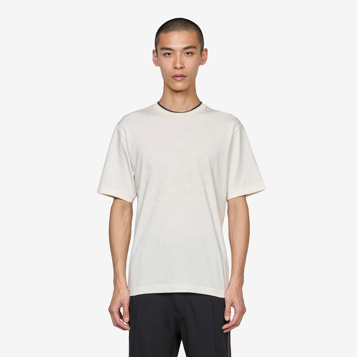 Y-3 x Wales Bonner x Graphic T-Shirt Chalk White Front