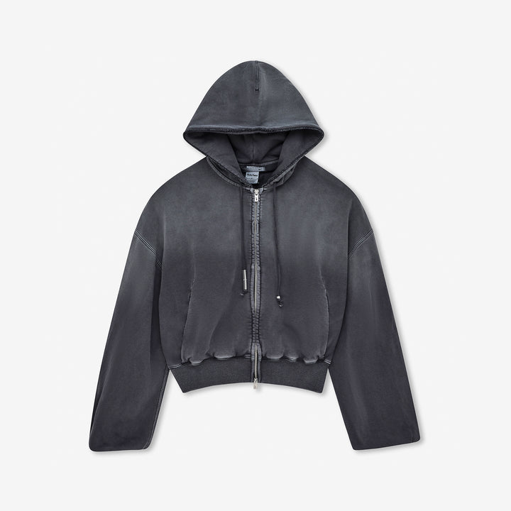 Women's Energy Studio Fleece Hoodie Black Front