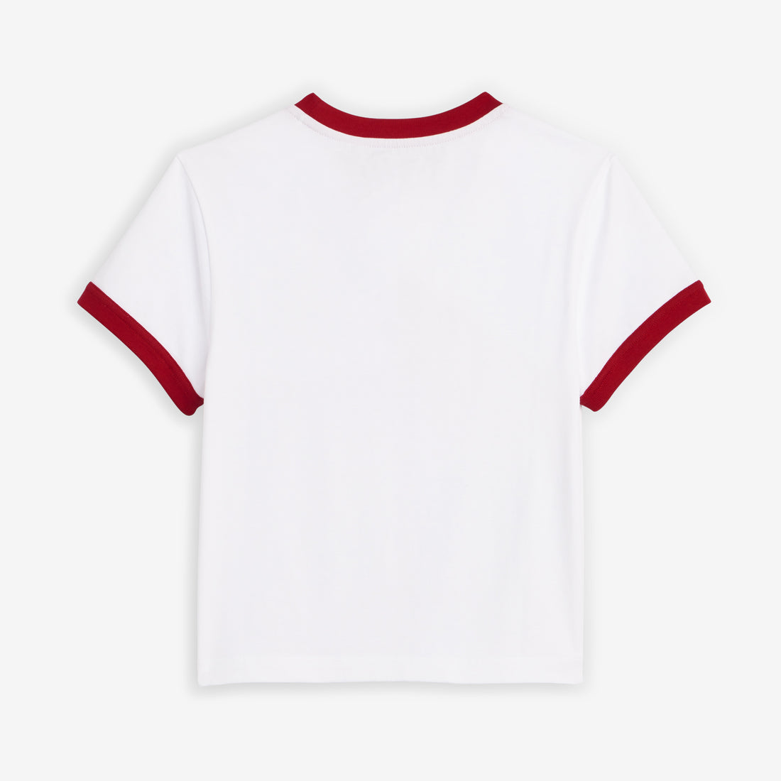 Sky High Farm x Women's Baby Ringer T-Shirt White | Red Tees