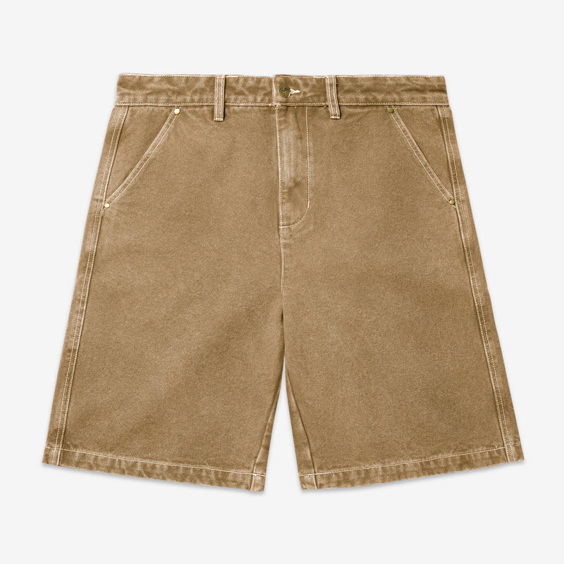 Work Shorts Washed Brown
