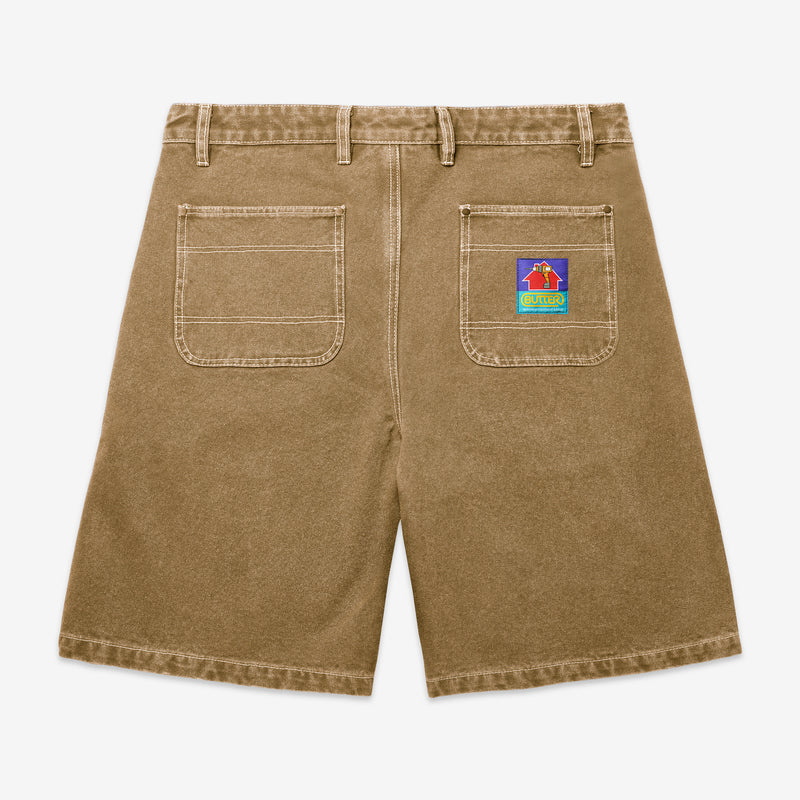 Work Shorts Washed Brown
