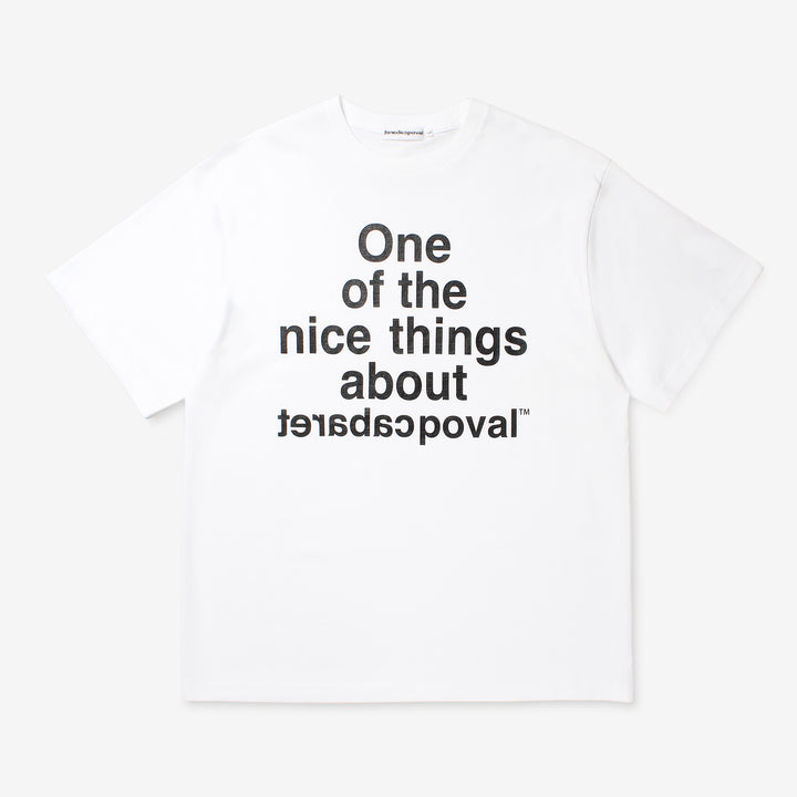 Nice Things T-Shirt White Front