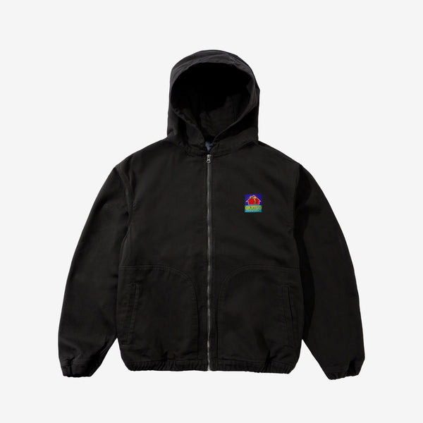 Work Jacket Washed Black Jackets
