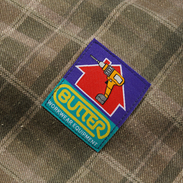Work Jacket Washed Plaid Jackets
