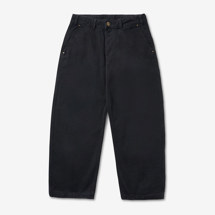 Work Pants Washed Black Front