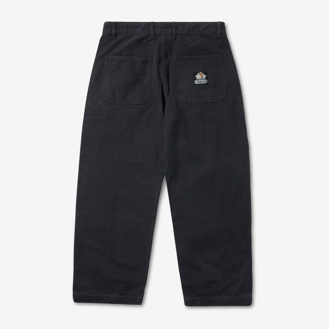 Work Pants Washed Black Pants