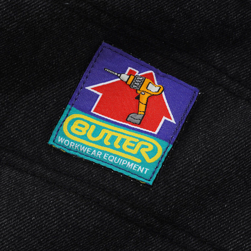 Work Pants Distressed Black Pants