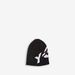 Y-3 Graphic Logo Beanie Black | Cream White