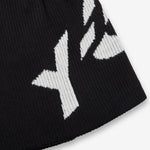 Y-3 Graphic Logo Beanie Black | Cream White