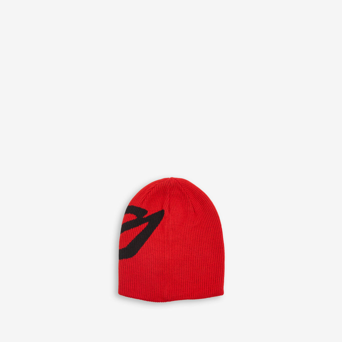 Y-3 Graphic Logo Beanie Red | Black Headwear