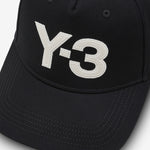Y-3 Logo Cap Black | White