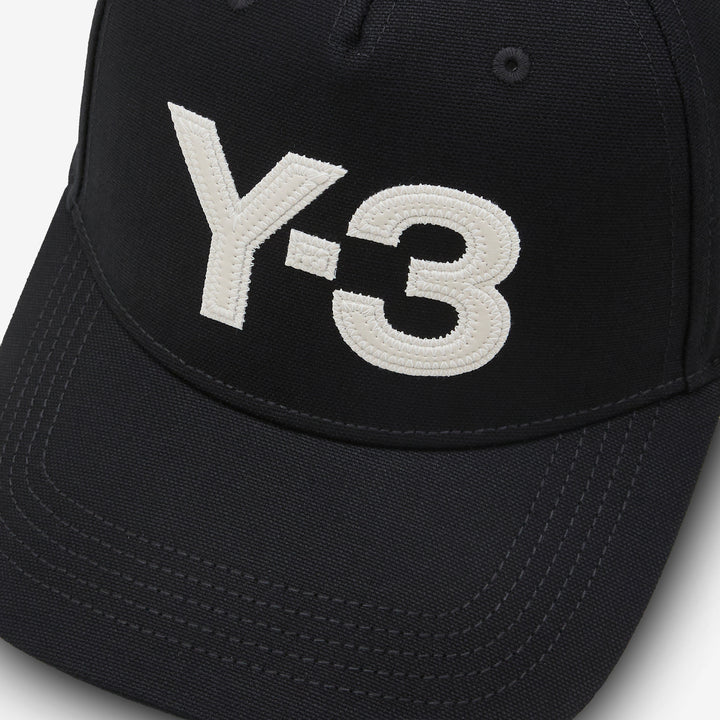 Y-3 Logo Cap Black | White