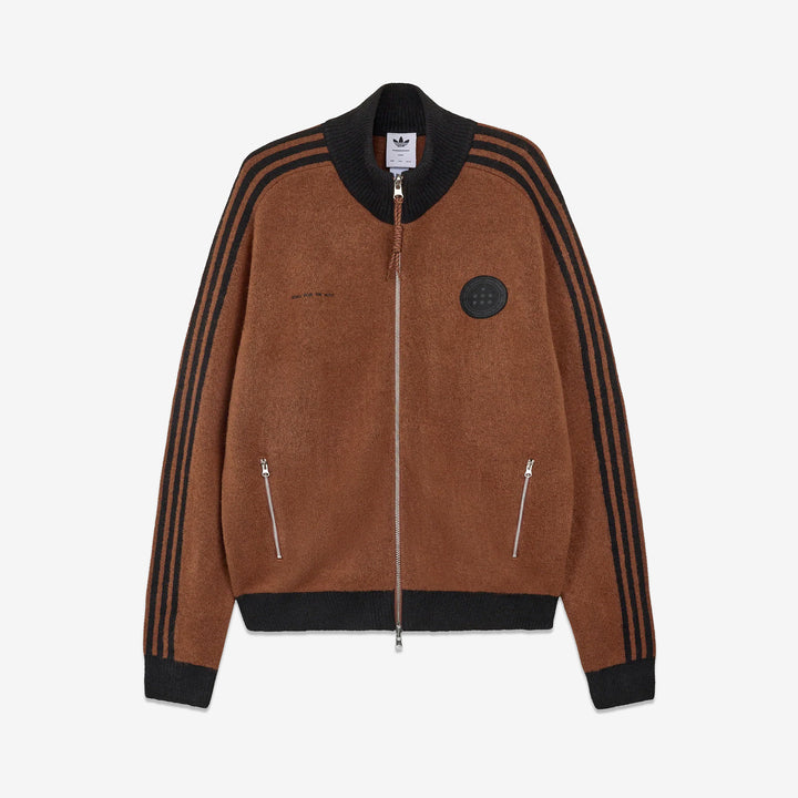 Song for the Mute x Adi008 Knit Jacket Preloved Brown Front