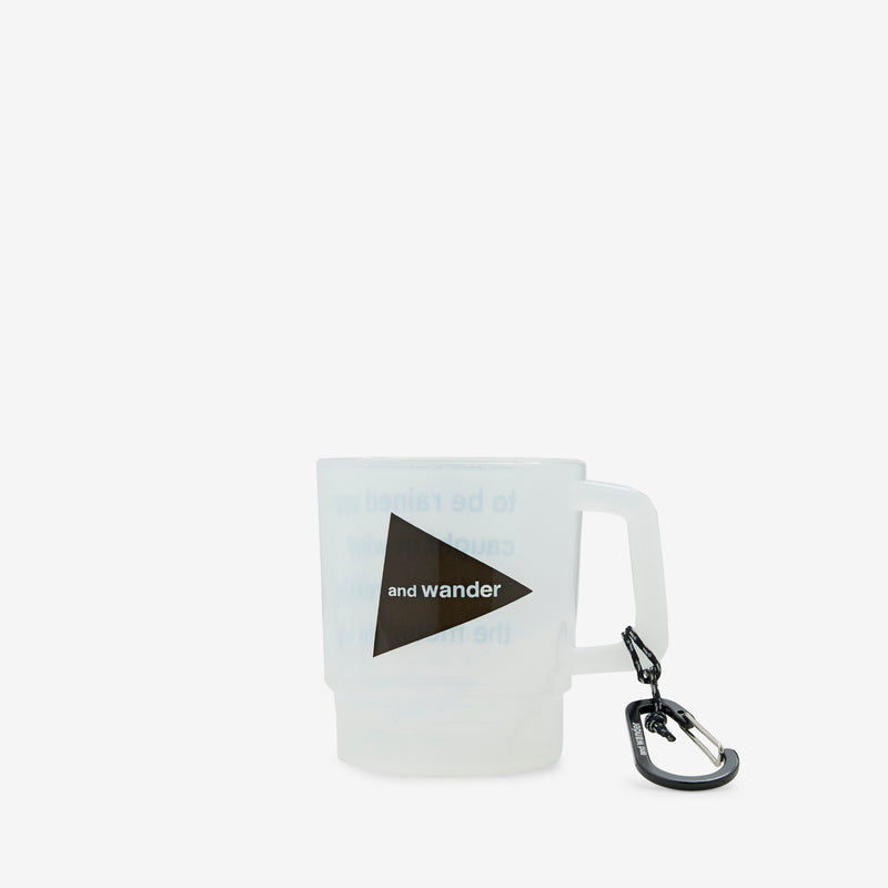 and wander Logo PP Mug Off White Lifestyle