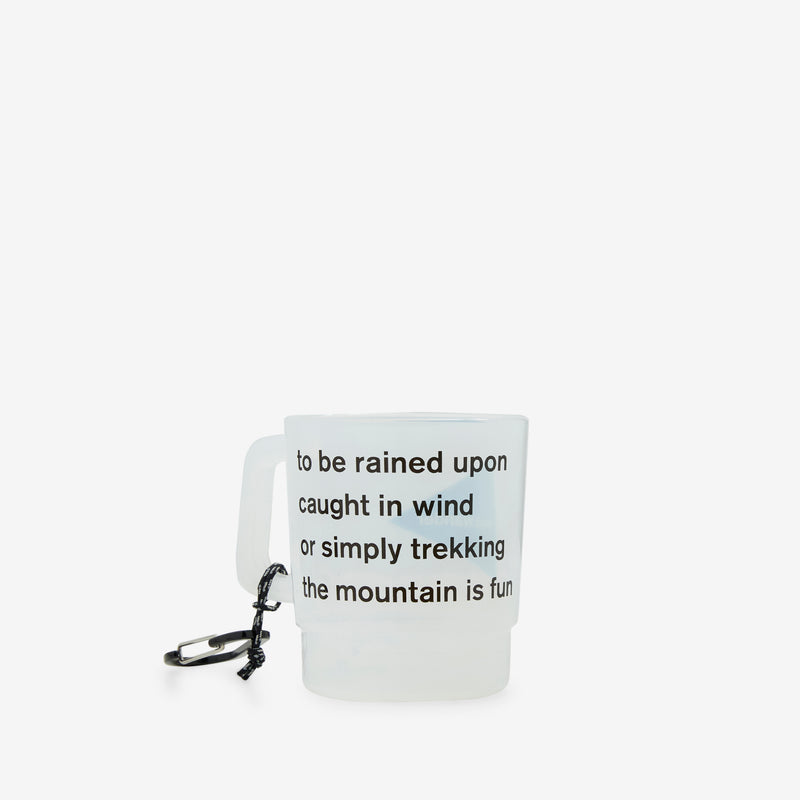 and wander Logo PP Mug Off White Lifestyle