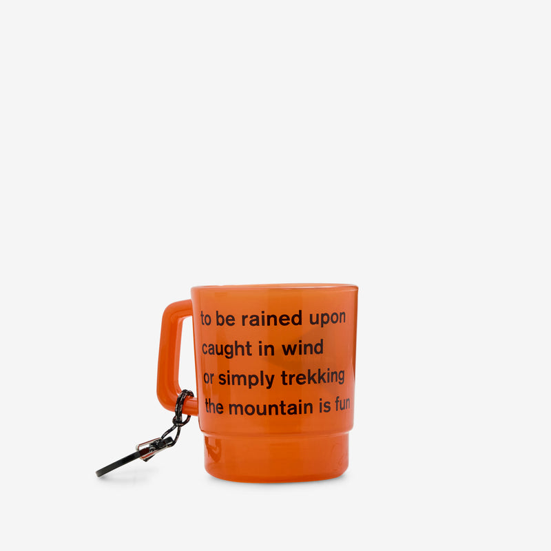 and wander Logo PP Mug Orange Lifestyle